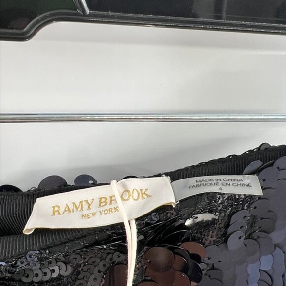 Ramy Brook Women's Donnelly Sequin Midi Skirt - Navy - 4 - New with tags - Picture 5 of 10